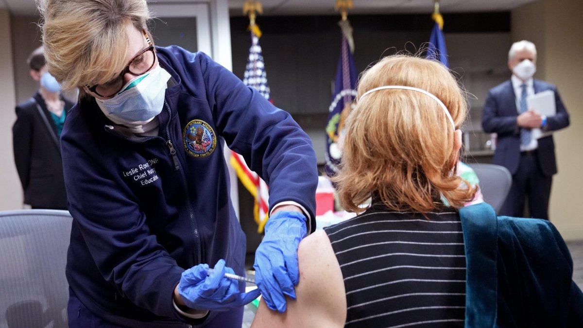 Vaccination center in 2021