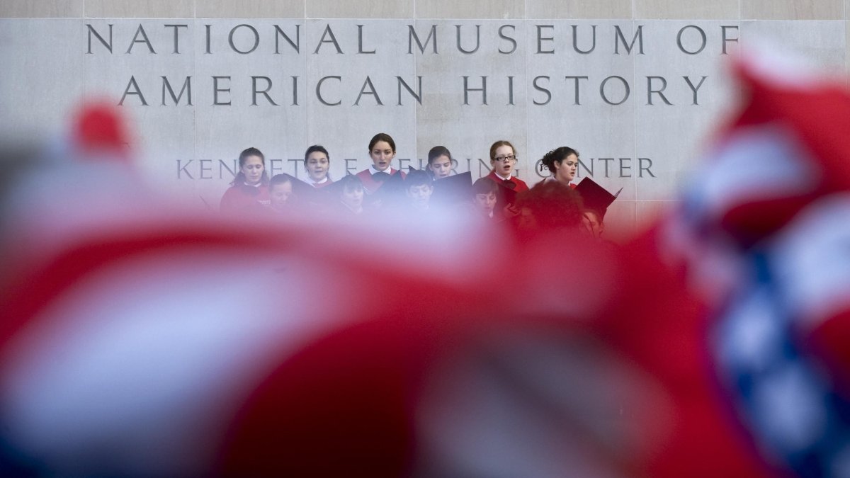 Children in Washington at the National Museum of American History (Archive).