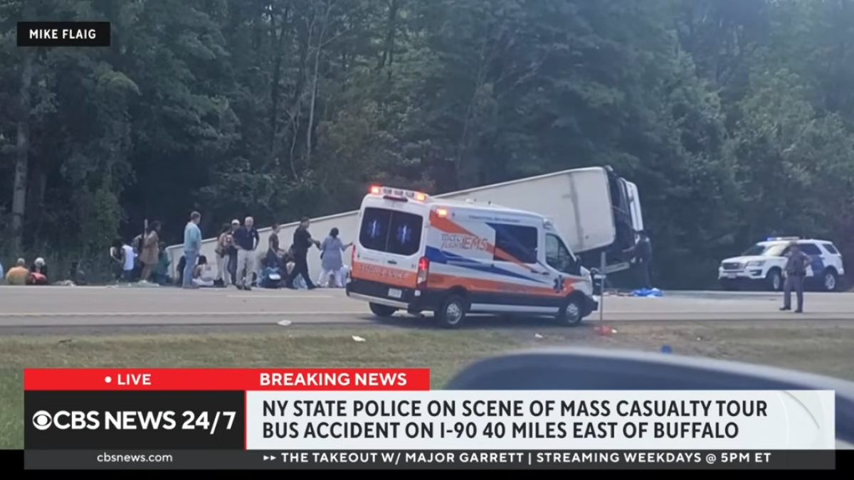 Police identified the five people killed Friday in a bus crash in New York