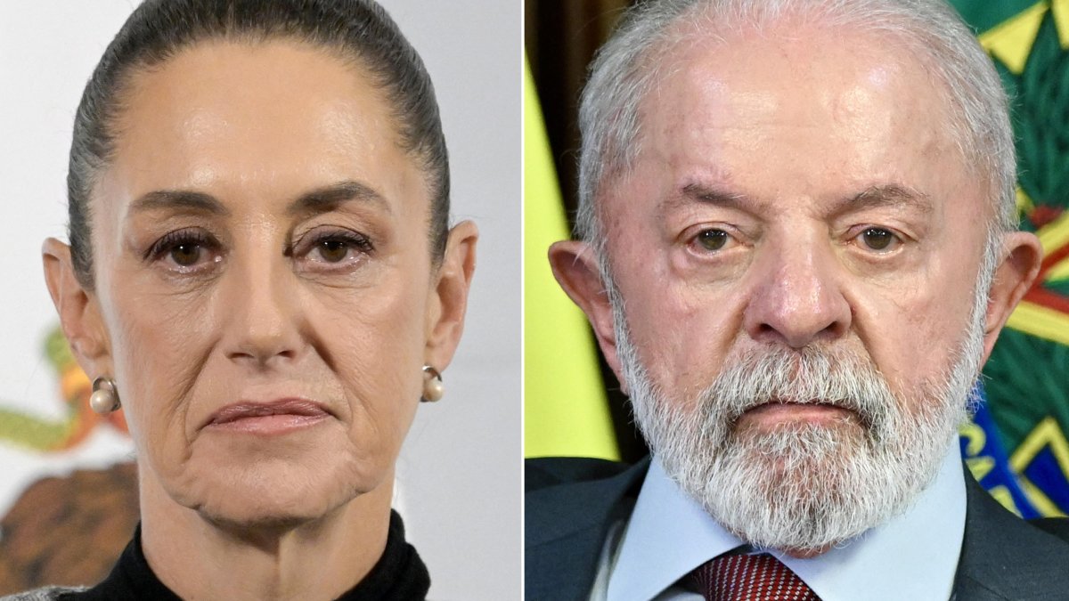 Claudia Sheinbaum y Luiz Inacio Lula da Silva