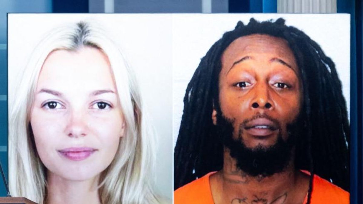 Iryna Zarutska and her alleged killer, Decarlos Brown