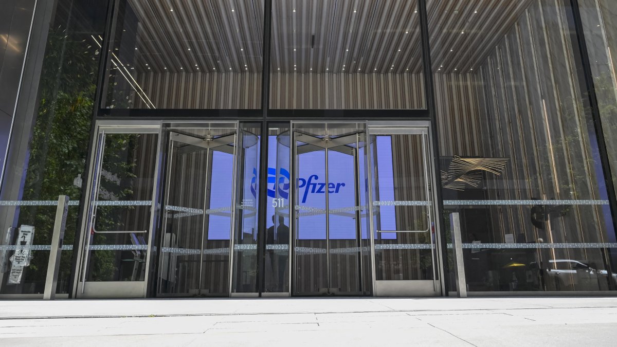 Pfizer headquarters in New York.