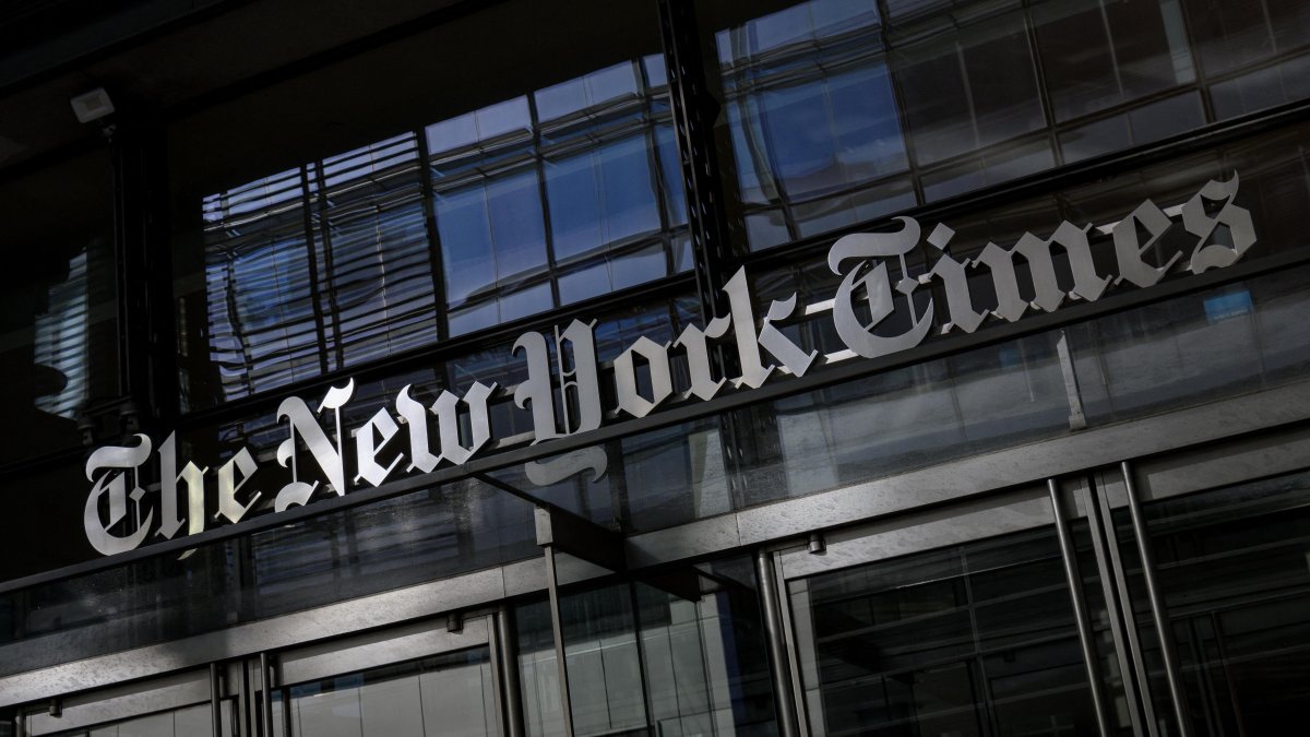 The New York Times headquarters. File image