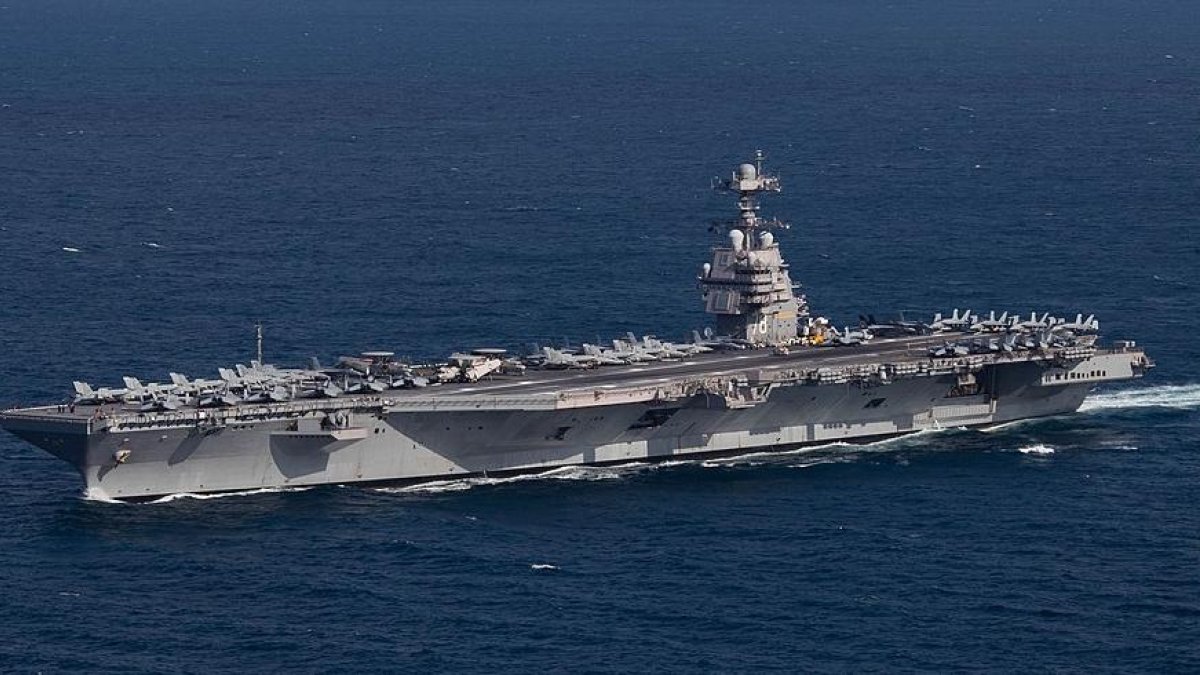 Aircraft carrier USS Gerald R. Ford