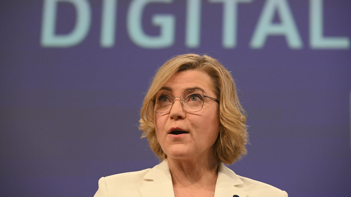 Henna Virkkunen, executive vice president for tech sovereignty, security and democracy for the European Commission.