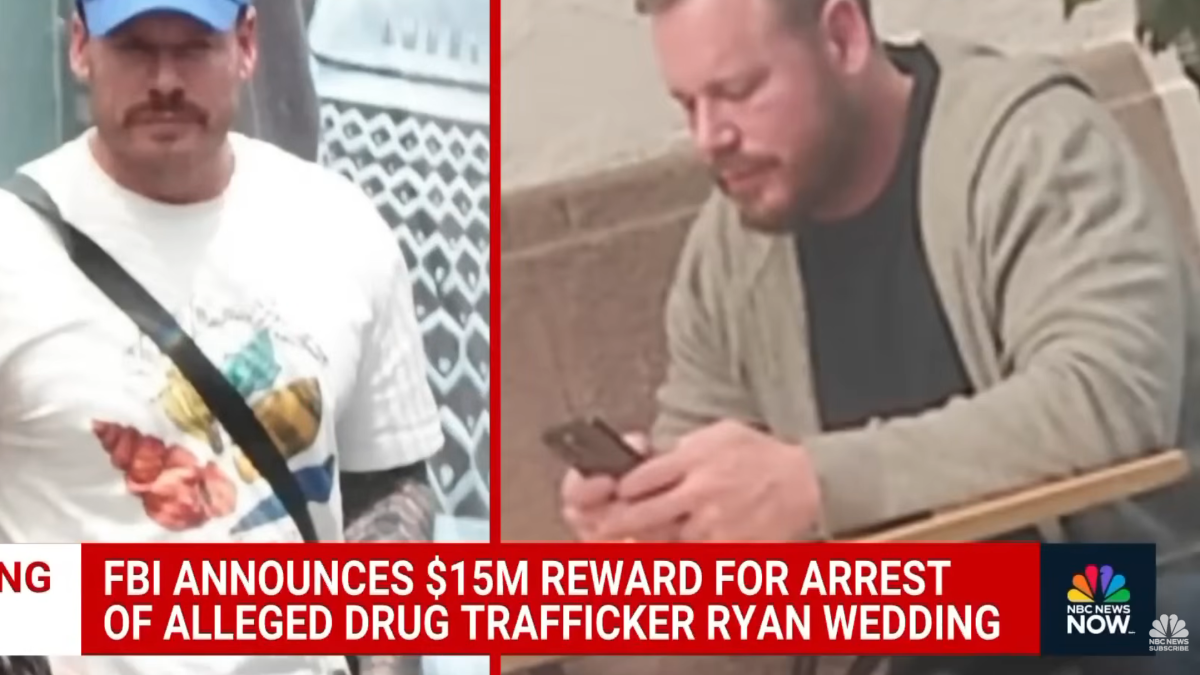 Ryan Wedding, accused of drug trafficking