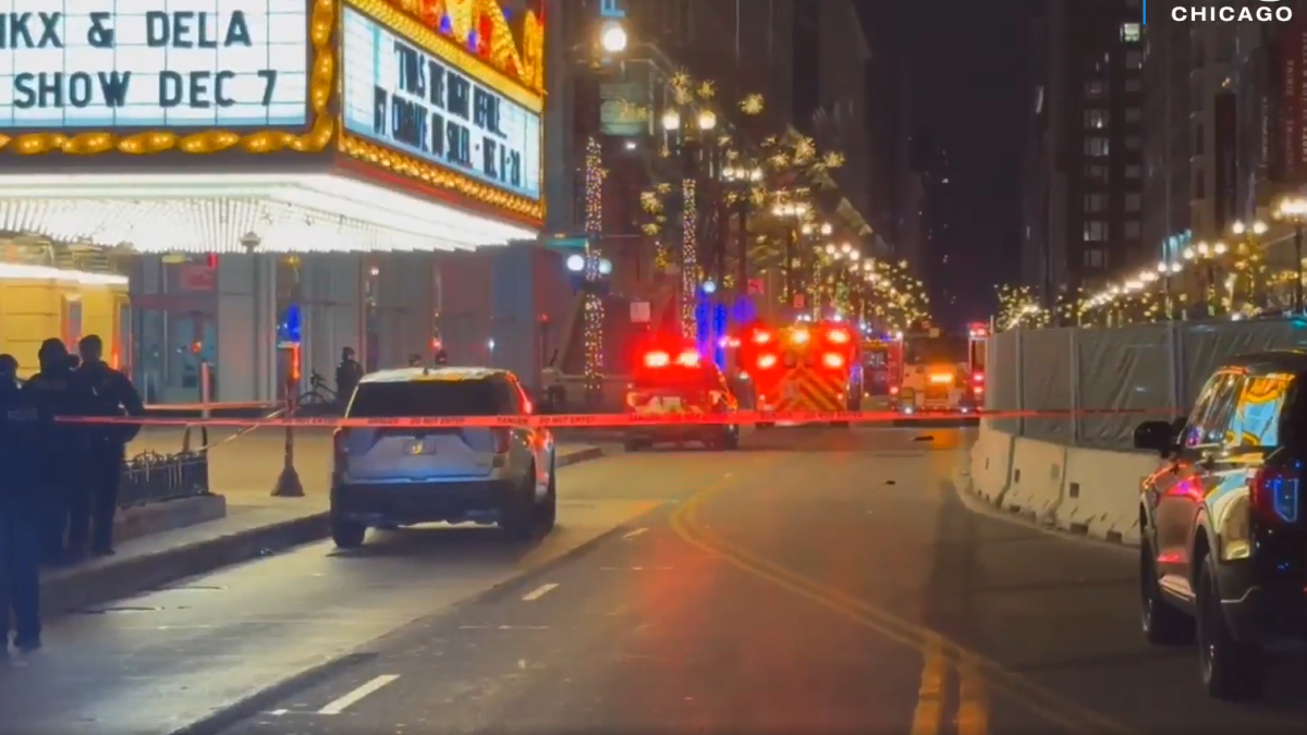 A shooting near the Chicago Theater in the Loop neighborhood.