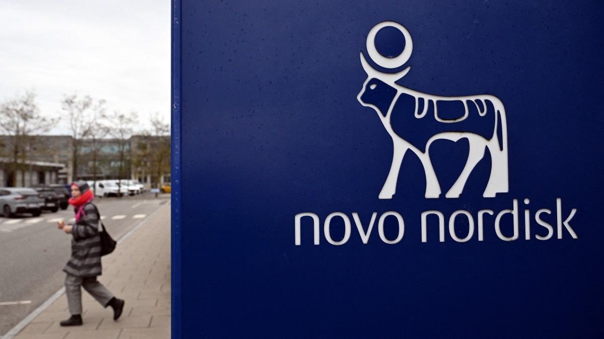 Una imagen de archivo que muestra el logo de Novo Nordisk