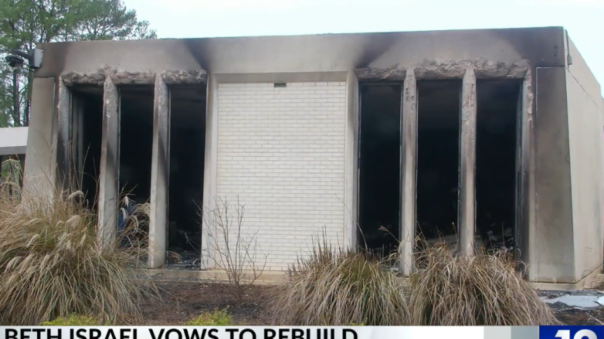 Incendio en la congregación Beth Israel