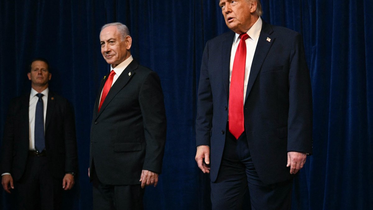 Benjamin Netanyahu se reúne con Donald Trump en Mar-a-Lago/ Jim Watson