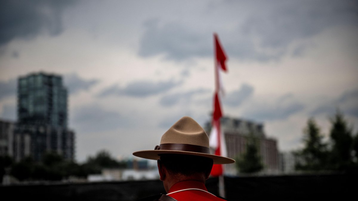 A member of the Royal Canadian Mounted Police, in a file image.