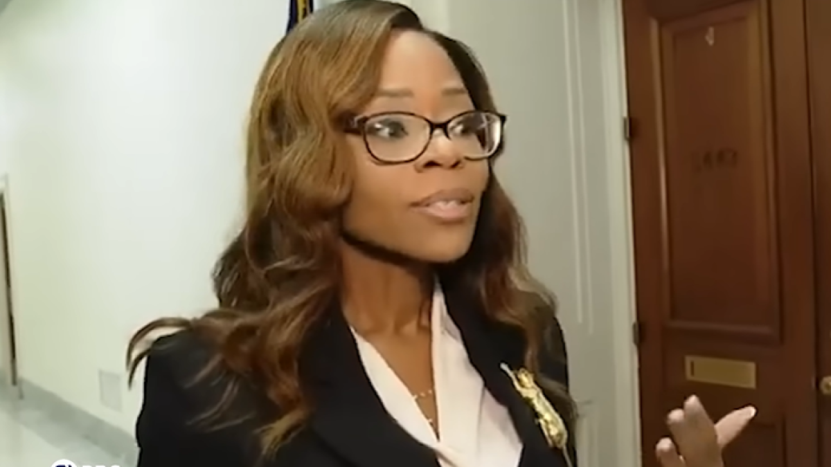 Sheila Cherfilus-McCormick durante una entrevista/ Edit a partir de captura de pantalla