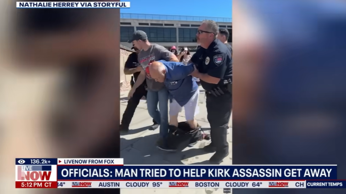 George Zinn being arrested/ Edit from screenshot