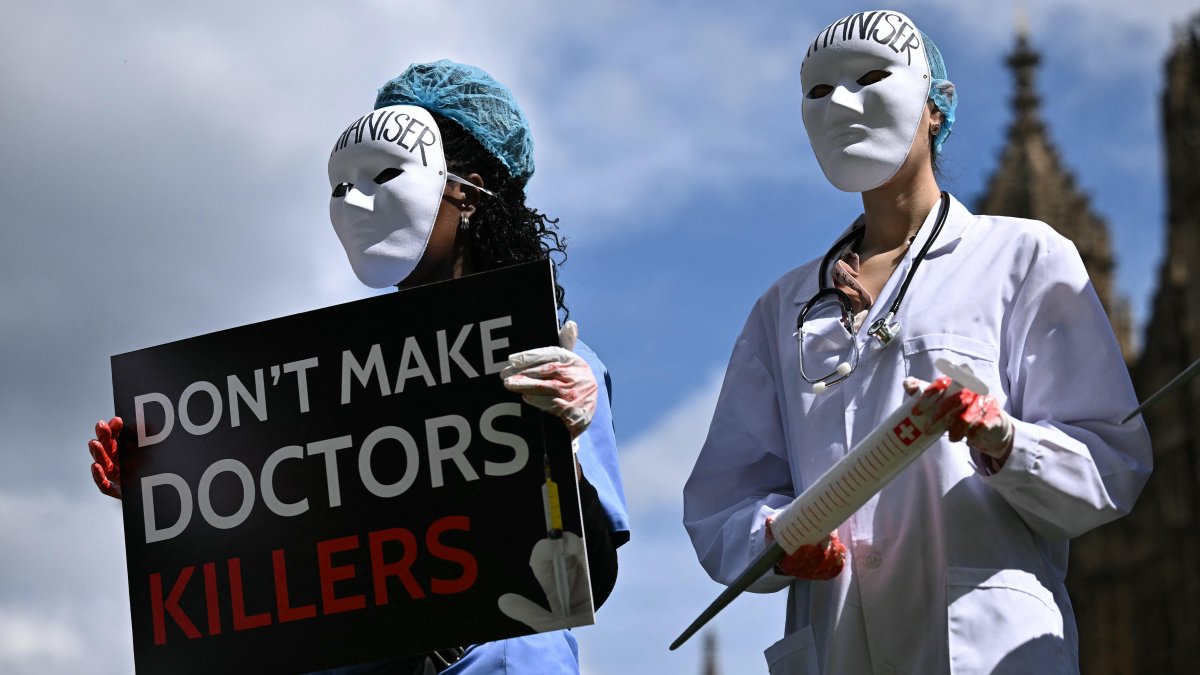 Anti-euthanasia activists-File Image.