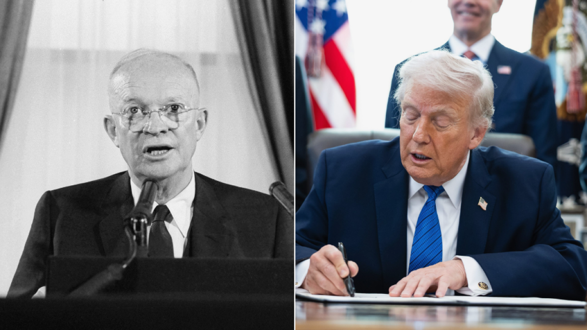 Eisenhower–Trump Montage