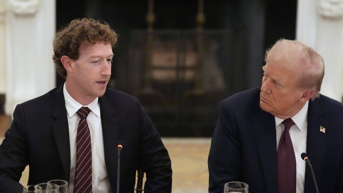 Mark Zuckerberg y Donald Trump, en la Casa Blanca. Septiembre de 2025