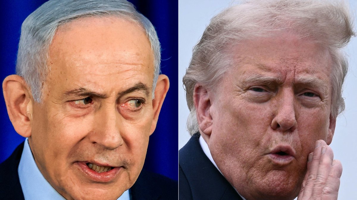 Benjamín Netanyahu y Donald Trump.