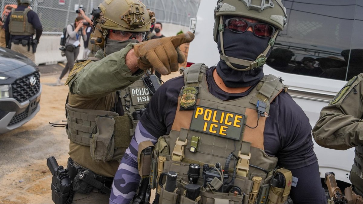 Agentes de ICE en Newark, Nueva Jersey/ Ryan Murphy