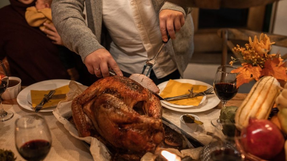 Image of a Thanksgiving dinner