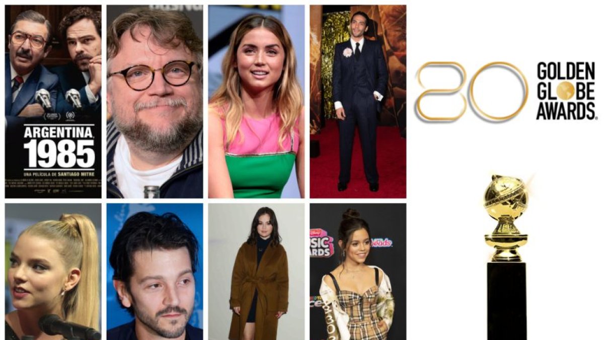 Los hispanos que están nominados en los Globos de Oro 2023.