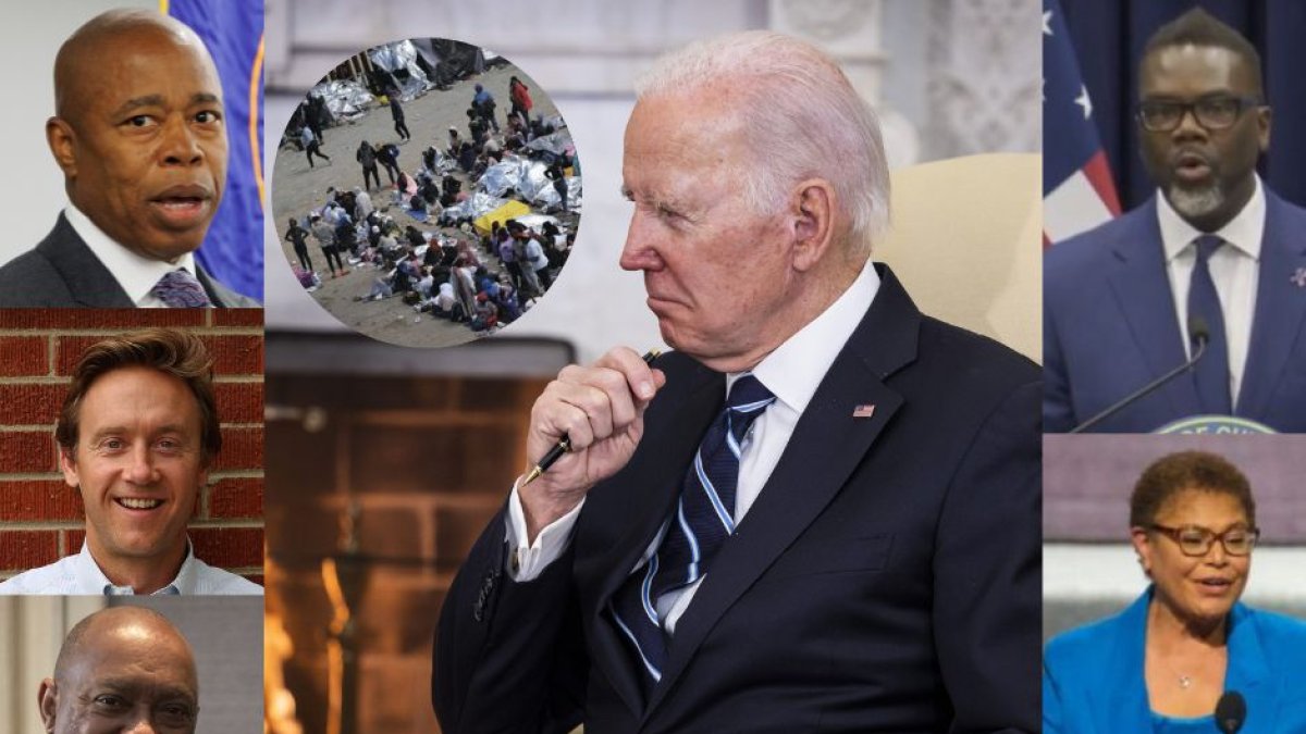 Alcaldes demócratas exigen a Biden $5.000 millones extra para abordar la crisis migratoria (Cordon Press - Wikimedia Commons / CBdenver - Department of Labor - TheTexasNationalist99).