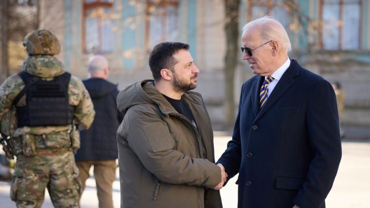 Biden y Zelensky / Cordon Press.