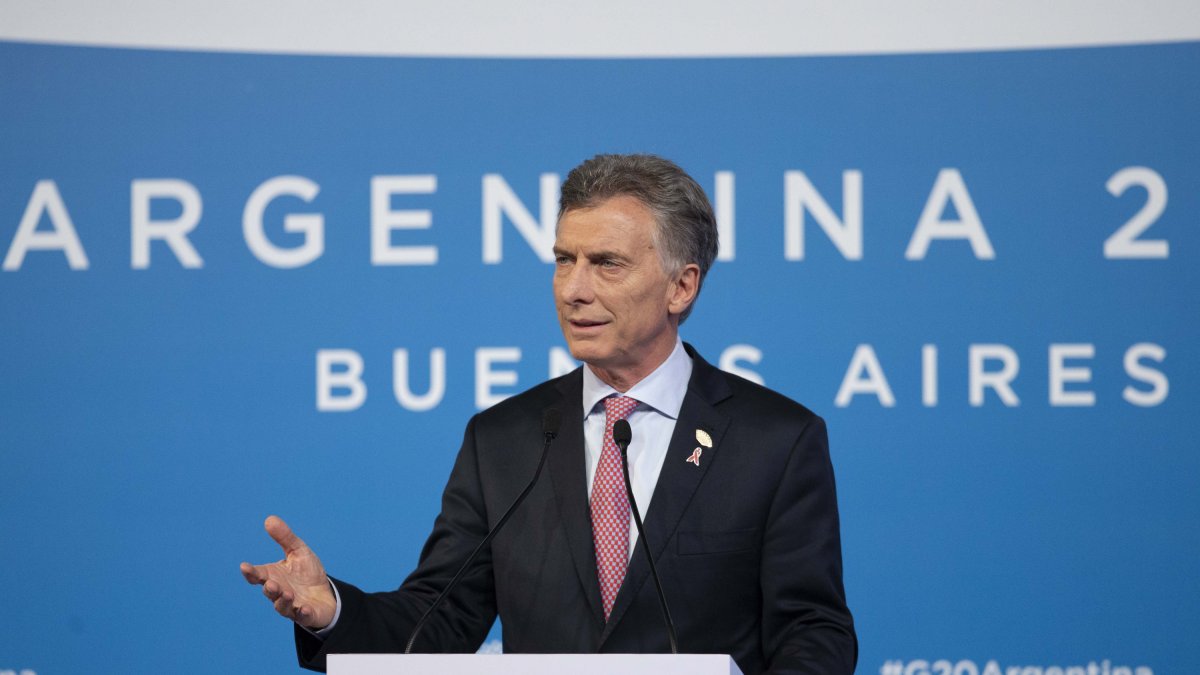 (181201) -- BUENOS AIRES, Dec. 1, 2018 () -- Argentine President Mauricio Macri addresses a press conference during the 13th summit of the Group of 20 (G20) in Buenos Aires, Argentina, on Dec. 1, 2018. The 13th G20 summit concluded here on Saturday. (/Li Ming)
Reunion del G20
/cordon press