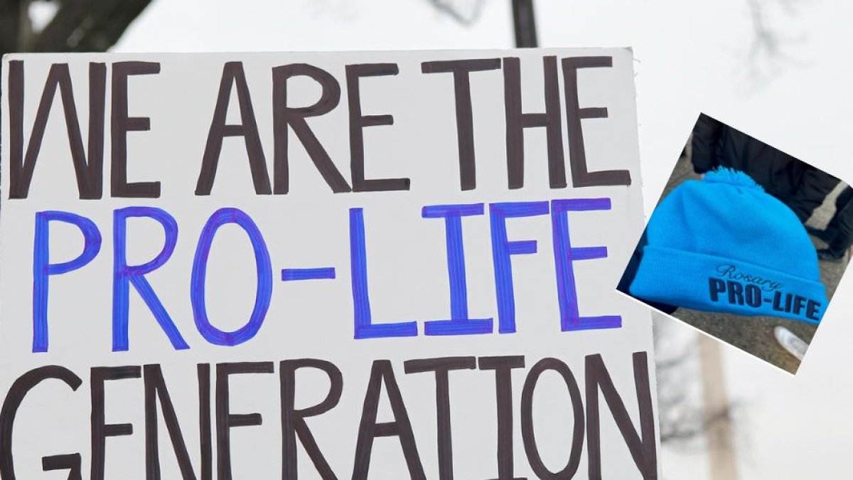 estudiantes pro-vida del National Air and Space Museum.