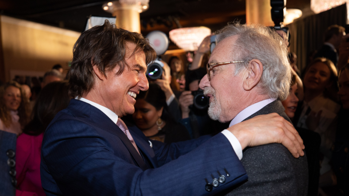 Tom Cruise & Steven Spielberg (Dana Pleasant / ©A.M.P.A.S.).