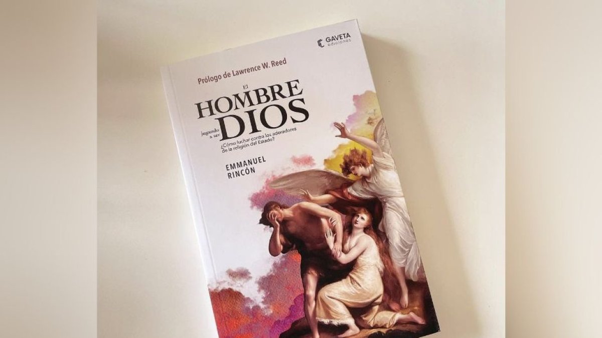 “El hombre jugando a ser Dios”, libro de Emmanuel Rincón. (Cortesía)
