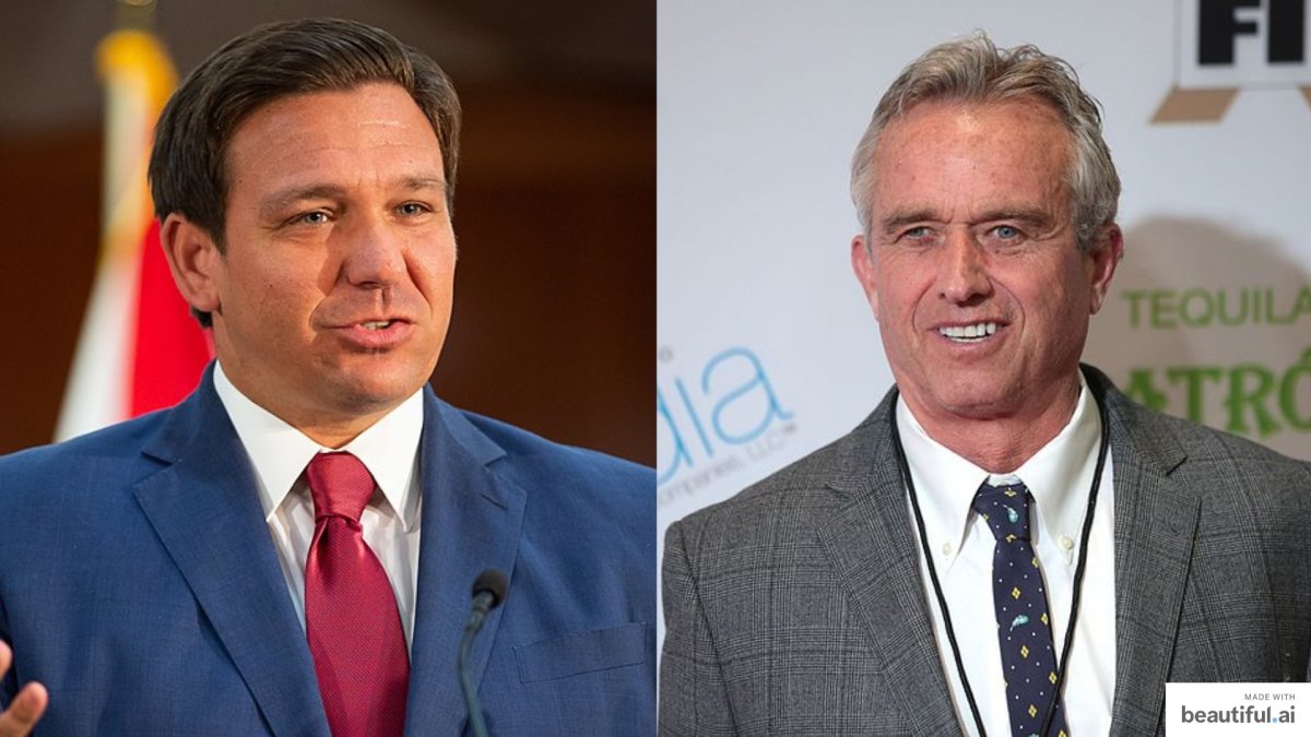 Ron DeSantis-Robert Kennedy Jr./Wikimedia Commons
