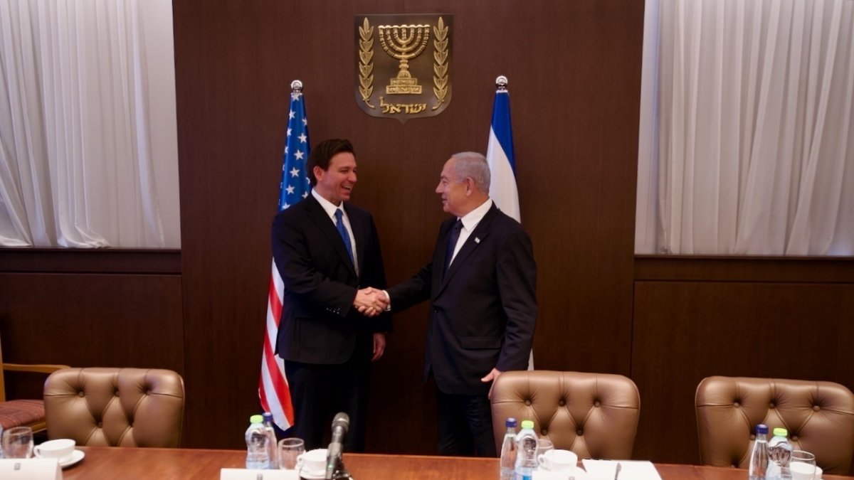 Ron DeSantis- Benjamin Netanyahu/Photo courtesy of the Executive Office of the Governor