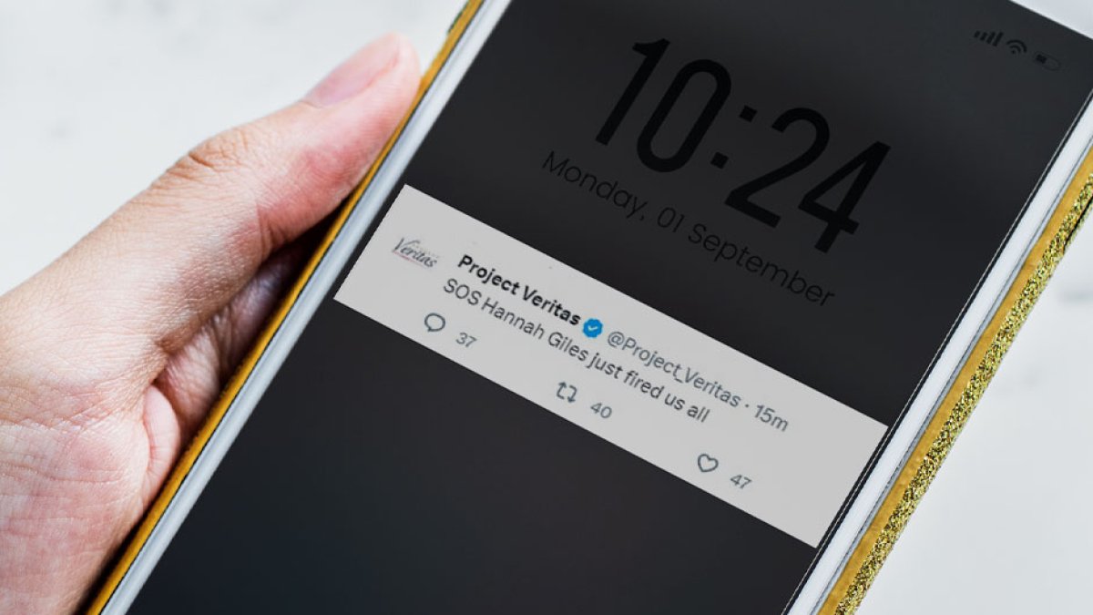 (Tweet eliminado por Project Veritas)