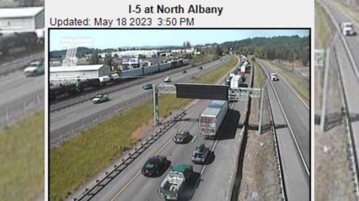 (Screenshot @OregonDOT -Twitter  / Oregon Department of Transportation -  tripcheck.)