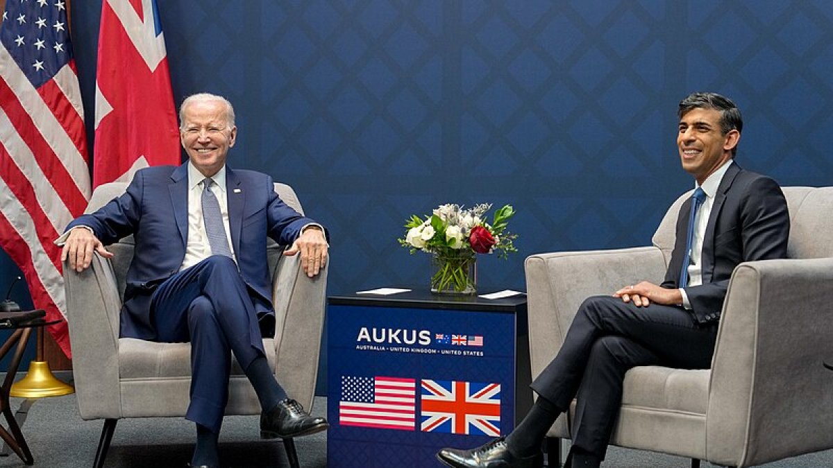 Joe Biden-Rishi Sunak/Wikimedia Commons