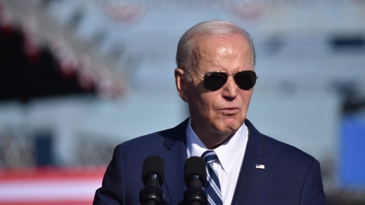 Joe Biden, presidente de los Estados Unidos, durante una comparecencia en Filadelfia. (Cordon Press)