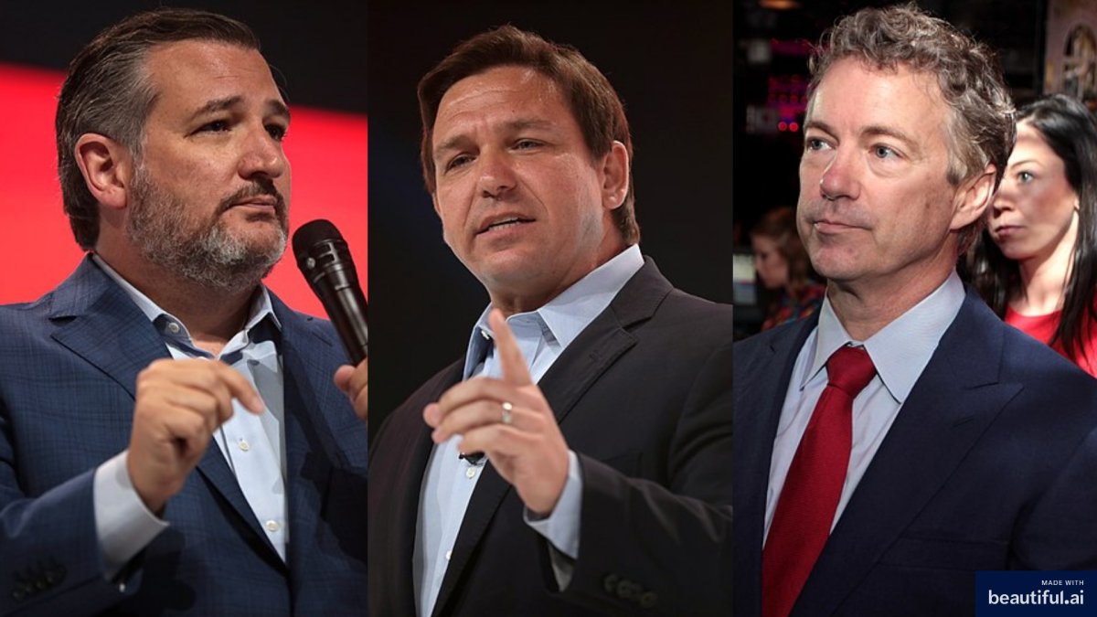 Ted Cruz- Ron DeSantis- Rand Paul/Wikimedia Commons