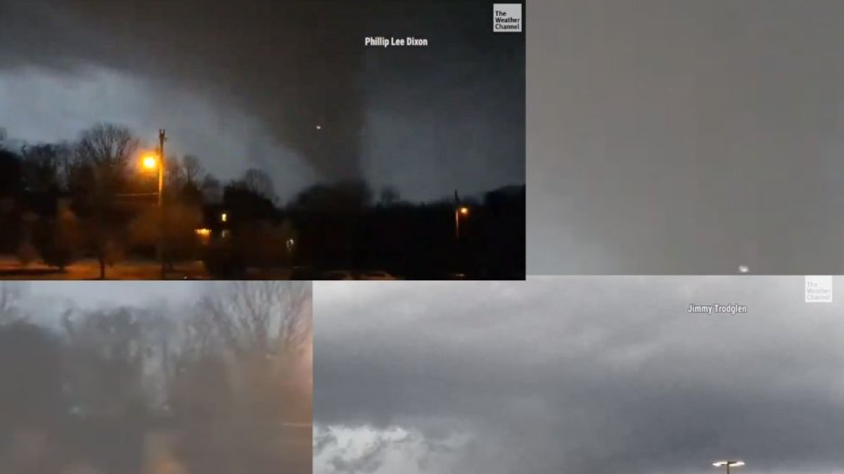(Video capture -  @weatherchannel Twitter).