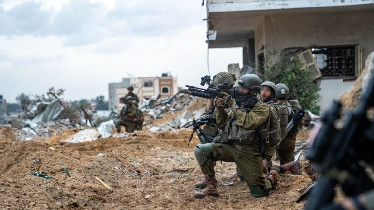Israeli soldiers in Gaza