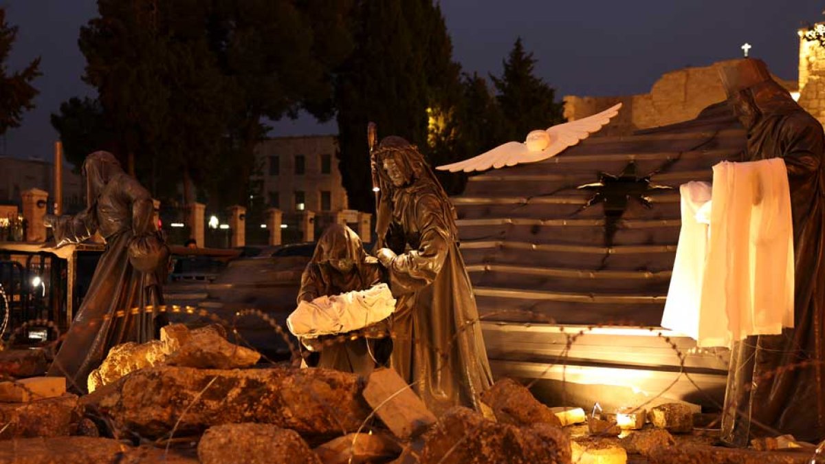 Belén palestina (HAZEM BADER / AFP)