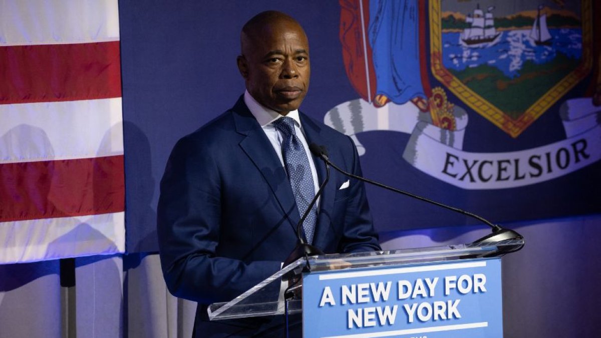 Eric Adams, alcalde de Nueva York. (AFP)