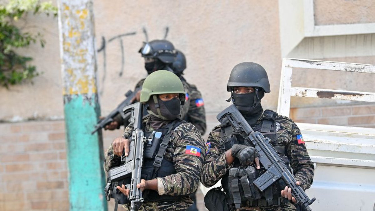 Cuerpos de seguridad desplegados en Haití ( Richard Pierrina/ AFP )