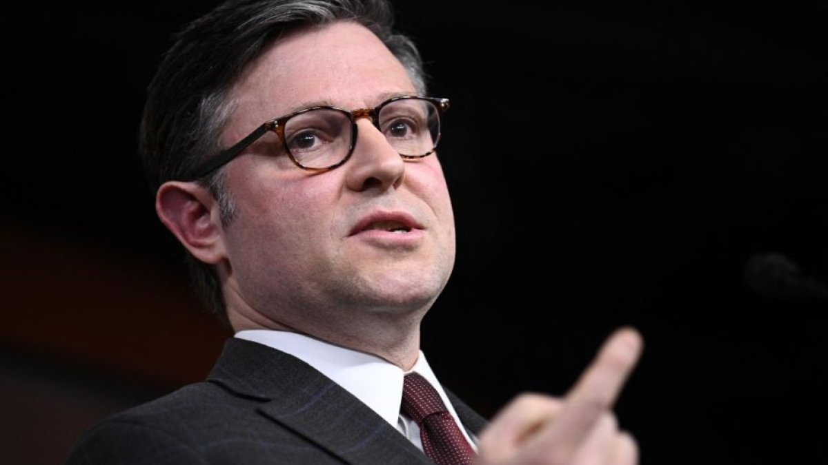 Mike Johnson (Brendan Smialowski / AFP)