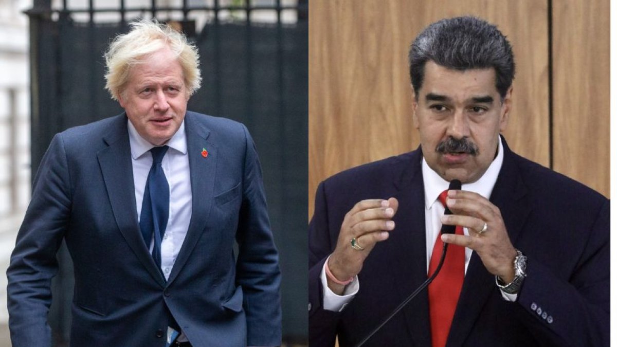 Boris Johnson y Nicolás Maduro. (Créditos: Cordon Press)
