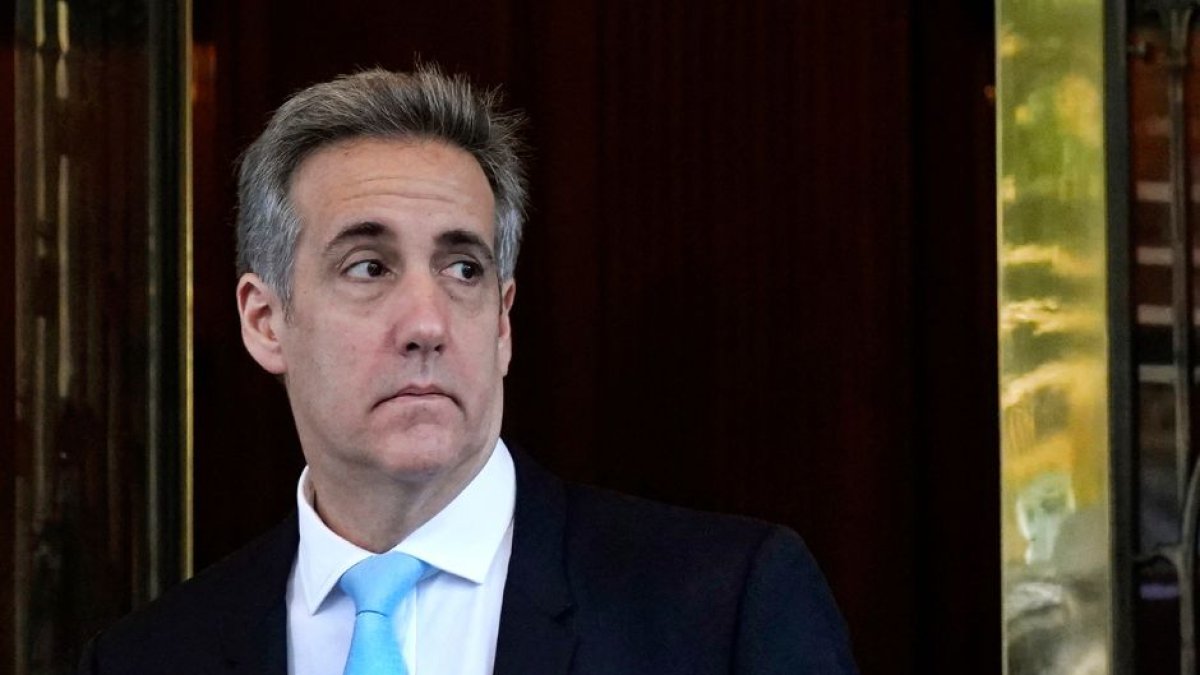 Michael Cohen, testigo estrella de la Fiscalía. (AFP)