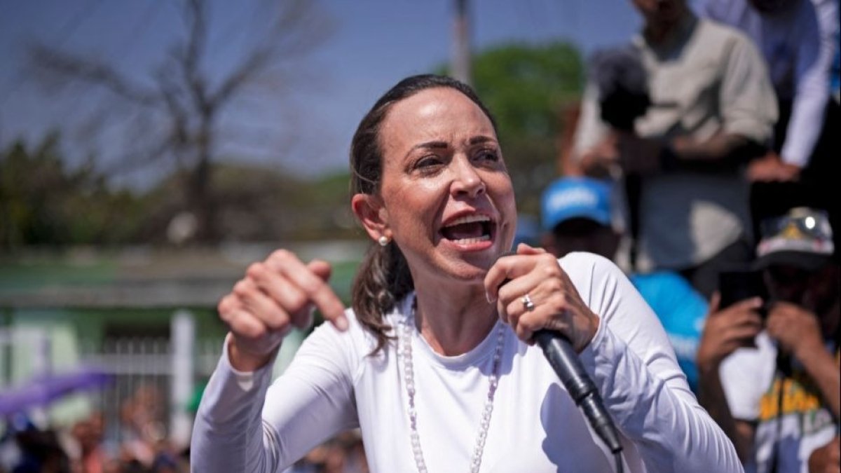 María Corina Machado (Gabriela Oraa / AFP)