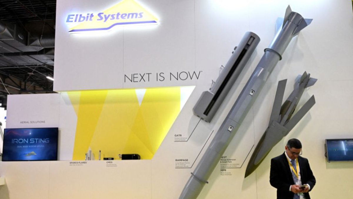 Elbit Systems, una de las firmas perjudicadas por MSCI. (AFP).