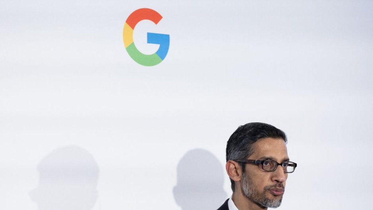 Sundar Pichai, CEO de Google. (AFP)