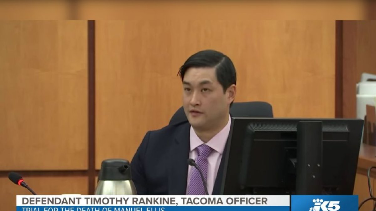 En imagen el exagente Timothy Rankine. (Captura 
KING 5 Seattle)