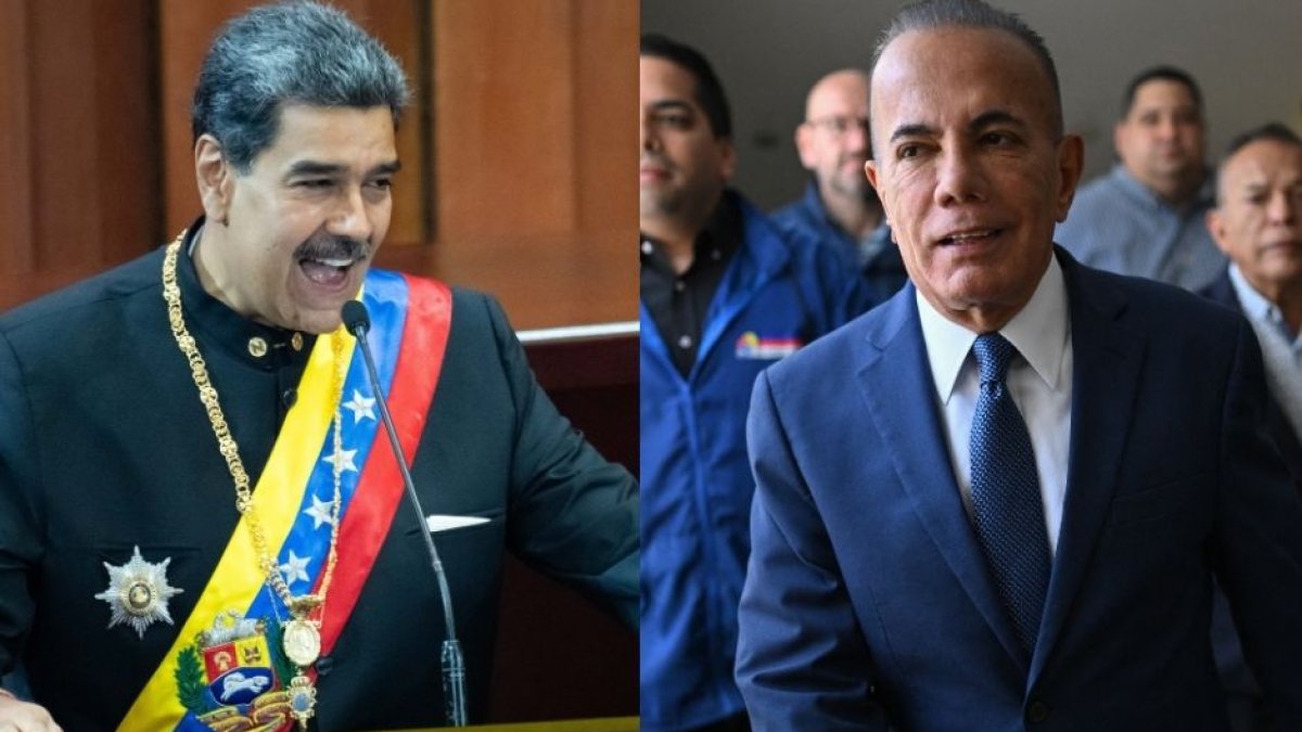 Nicolás Maduro, dictador de Venezuela; y el candidato Manuel Rosales. (Cordon Press/AFP)